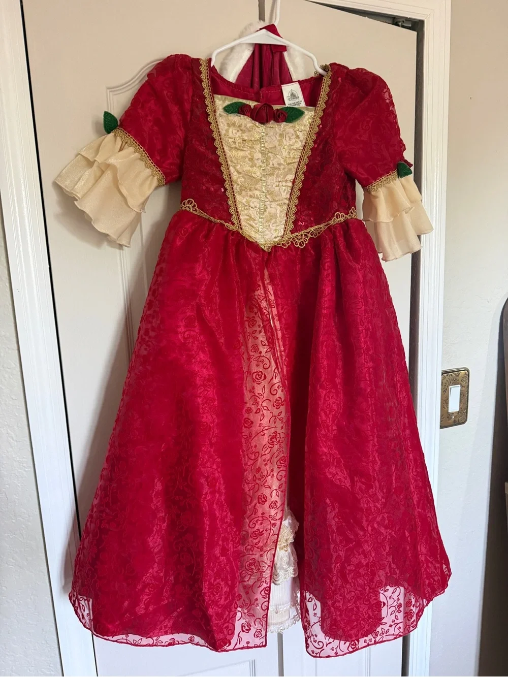 Disney Belle Christmas dress deluxe set